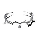 Tiara Elegante De Elfo Com Corações E Sobrancelhas Em Formato De Coração, Faixa Étnica Para a Testa,