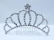 Tiara Enfeite Arranjo Cabelo Noiva Debutante Strass Festas