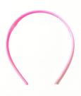 Tiara fina rosa bebê