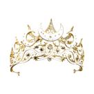 Tiara Gótica Lua Negra Para Mulheres, Coroa De Rainha Sombria, Adereço De Cabeça Estrela Celestial,