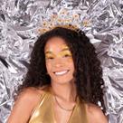 Tiara Grega Dourada Adulto