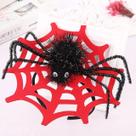 Tiara Halloween Aranha Preta