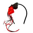 Tiara Halloween com Aranha - Vermelho e Preto - 1 unidade - Rizzo
