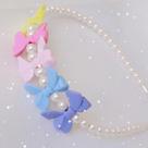 Tiara Infantil Arquinho de Pérolas de Luxo Tiara Infantil Arquinho de Pérolas de Luxo