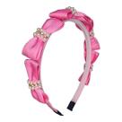 Tiara infantil mini laços strass delicado arquinho menina