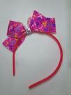 Tiara Laço em Pé Tema Escolar Rosa Tiara Laço em Pé Tema Escolar Rosa