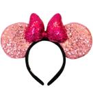 Tiara Laço Roxo Orelhas Rosa Minnie Lantejoulas - Disney Tiara Laço Roxo Orelhas Rosa Minnie Lantejoulas - Disney