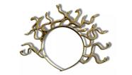 Tiara Medusa Cobras Serpentes Mitologia Grega Festa Fantasia