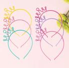 Tiara Neon com Coroa para Festa e Carnaval