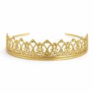 Tiara Noiva Debutante Luxo Dourada