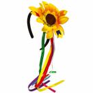 Tiara para Festa Junina/Julina Arraiá com Girassol e Fitilho Colorido Tiara para Festa Junina/Julina Arraiá com Girassol e Fitilho Colorido