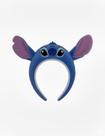 Tiara Pelúcia Arco Orelha Stitch Cor Azul-claro