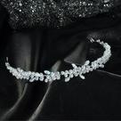 Tiara Porta Coque Grinalda Acessório Cabelo Noiva Zircônia