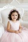 Tiara Realeza Flor para Bebês e Crianças