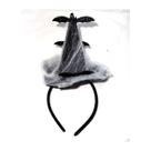 Tiara Teia De Aranha Morcego Halloween Preto Tiara Teia De Aranha Morcego Halloween Preto