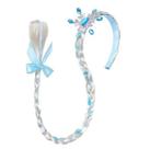 Tiara Trança Cabelo Frozen Princesa Elsa Arquinho Gelo Azul