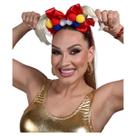Tiara Xuxa Rainha dos Baixinhos Acessório Fantasia Festa Anos 90 Xou da Xuxa Paquita Anos 80 Retrô Carnaval Bloquinho