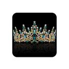Tiaras verdes COCIDE para mulheres Crown Emerald