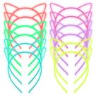 Tiaras ZIRICHER Glow in the Dark Cat Ear 12 unidades para meninas