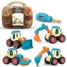 Tib Diy Toys Cars Take Apart Toys Trucks Construction Digger