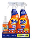 Tide Removedor de Manchas para Roupas Spray Oxi, kit com 2 frascos de 650 ml + 1 frasco de 90 ml