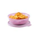 Tigela Aloha 450 ml Rosa Base Levemente Translúcida Tupperware