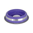 Tigela Anti-formiga Inox Para Cães e Gatos Pet 850 ml Roxo