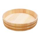 Tigela Bacia Hanguiri 45 cm Madeira Para Sushi Arroz Gohan