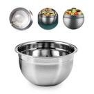 Tigela Bacia Mixing Bowl Aço Inox Multiuso Salada Bolo 18 cm Tigela Bacia Mixing Bowl Aço Inox Multiuso Salada Bolo 18 cm