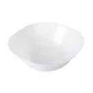 Tigela Bowl De Vidro Quadrado Saladeira Branco Opaline 500ml