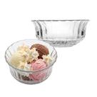 Tigela Bowl De Vidro Redonda Sobremesa Saladeira Fruta Travessa 270ml