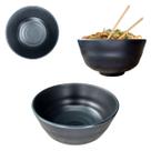 Tigela Bowl em Melamina Oriental Toquio Preto 500ml