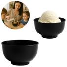 Tigela Bowl Oriental 400ml Melamina Preta Japonesa