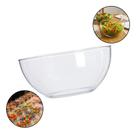 Tigela Bowl Saladeira Acrílico 3000ml Transparente 26x12cm FRG0437 Frigopro