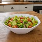 Tigela Bowl Saladeira Branca Melamina Cozinha Servir 1400ml Tigela Bowl Saladeira Branca Melamina Cozinha Servir 1400ml