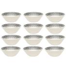 Tigela Conic de Ceramica Estampa Donna Folk 500ml 12un - Biona 091215