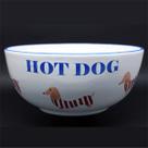 Tigela de Cerâmica Hot Dog Média Branca 21 x 10cm Luiz Salvador Tigela de Cerâmica Hot Dog Média Branca 21 x 10cm Luiz Salvador