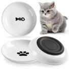 Tigela de comida para gatos WROSWT Healthy Ceramic para gatos domésticos, pacote com 3