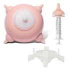 Tigela de leite Bubble Feeder Puppy Milk Feeder Puppy Nursing Station Alimentadores de filhotes para vários filhotes Substituto do leite para cachorros Dongdong (tamanho L (cachorrinho médio/grande), rosa) Tigela de leite Bubble Feeder Puppy Milk Feeder Puppy Nursing Station Alimentadores de filhotes para vários filhotes Substituto do leite para cachorros Dongdong (tamanho L (cachorrinho médio/grande), rosa)