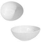 Tigela de Melamina Oval Branca Premium 18x15,5cm - Rio Chens Util Goods