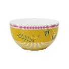 Tigela de Porcelana Amarela 12cm com Flores - La Majorelle