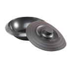 Tigela de Silicone Cozimento Vapor Legumes Cinza Silikomart