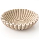 Tigela Decorativa de Resina OAKOA Grande Bege Moderna