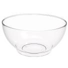 Tigela Grande Crippa Travessa Redonda 3,1L Transparente Servir Salada Sobremesa