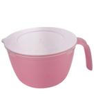 Tigela inovar multiuso com tampa 1,5l rosa translucido tr-01