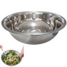 Tigela Inox Bowl Cumbuca Mesa Posta Jantar Preparo Receita Refeiçao Casa Lanchonete Restaurante Resistente Multiuso