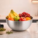Tigela Inox Bowl Profissional para Saladas Massas e Preparo de Receitas