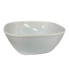Tigela Melamina Quadrada Branco 14cm