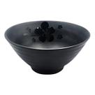 Tigela Ondulada Kanpai Premium Preta Bowl Oriental De Melamina 300ml Tigela Redonda Pequena Para Sopa Cumbuca 12,7cm Japonesa Missoshiro Bestfer
