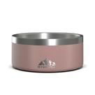Tigela para cães Hydrapeak de aço inoxidável antiderrapante 950 ml/1,9 L de jacarandá